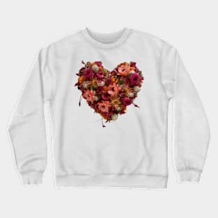 Flower Pattern Crewneck Sweatshirt